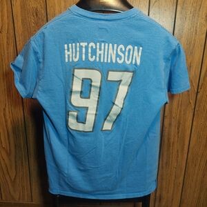 Aiden Hutchinson Shirt Jersey Detroit Lions Medium Blue NFL